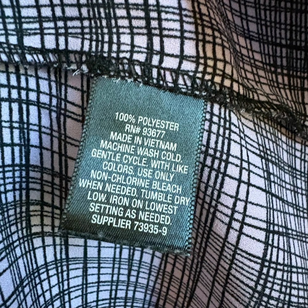 WORTHINGTON Geometric Print Blouse - Picture 7 of 9